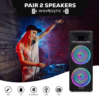 Dolphin SPX-280BT 2x15” High Performance ELITE SERIES Speaker - Top ElectrosSpeakersSPX-280BT682055446998